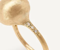 Marco Bicego Bague Avec Diamants Et Boule En Ora Fashion