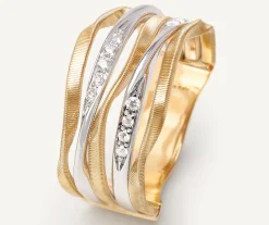 Marco Bicego Bague Cinq Rangs Avec Anneaux De Diamants Online