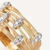 Marco Bicego Bague Cinq Rangs Avec Paves De Diamants Sale
