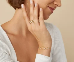 Marco Bicego Bague Cinq Rangs Avec Paves De Diamants Sale
