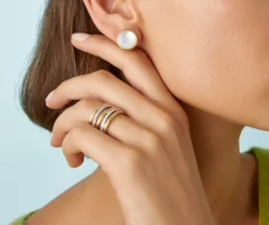 Marco Bicego Bague Multi-Rangs Avec Diamants Discount