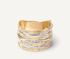 Marco Bicego Bague Sept Rangs Avec Anneaux En Diamants Store
