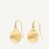 Marco Bicego Boucle D'Oreille Avec Crochet En Diamants Et Boule D'Or Best Sale