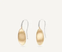 Marco Bicego Boucle D'Oreille Avec Crochet En Diamants, Petit Modele Cheap
