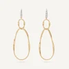 Marco Bicego Boucle D'Oreille Double Avec Crochet En Diamants Best Sale