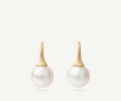 Marco Bicego Boucle D'Oreille Fermoir Crochet Avec Perle Best Sale