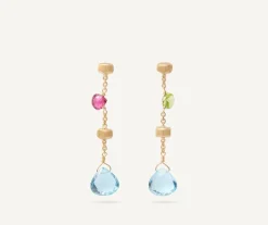 Marco Bicego Boucle D'Oreille Multicolore Avec Topaze, Version Mini Flash Sale