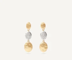 Marco Bicego Boucle D'Oreille Triple Avec Diamants Online