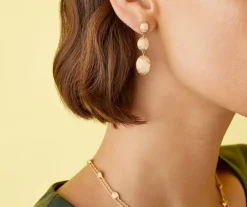 Marco Bicego Boucle D'Oreille Triple Avec Elements Ovales Fashion