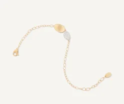 Marco Bicego Bracelet Avec Diamants Et Chaine Reglable Best Sale