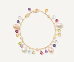 Marco Bicego Bracelet Avec Perles Et Pierres Multicolores New