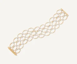 Marco Bicego Bracelet En Maillage Avec Diamants Best Sale