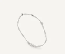 Marco Bicego Bracelet En Or Blanc Avec Diamants Sale