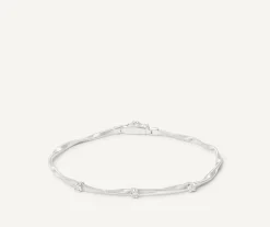 Marco Bicego Bracelet En Or Blanc Avec Diamants Sale