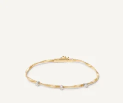 Marco Bicego Bracelet En Or Jaune Avec Diamants Best