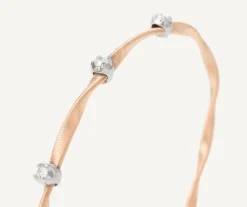 Marco Bicego Bracelet En Or Rose Avec Diamants Outlet
