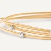 Marco Bicego Bracelet Multi-Rangs En Or Jaune Avec Diamants Discount