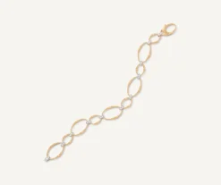 Marco Bicego Bracelet Plat Avec Diamants Sale