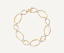 Marco Bicego Bracelet Plat Avec Diamants Sale
