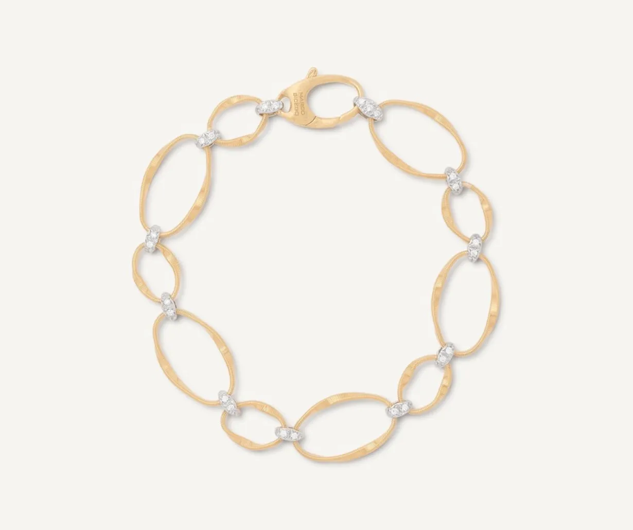 Marco Bicego Bracelet Plat Avec Diamants Sale