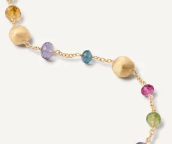 Marco Bicego Bracelet Un Rang Avec Pierres Multicolores Flash Sale
