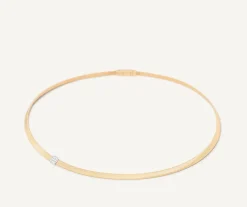 Marco Bicego Collier Avec Barrette De Diamants Cheap