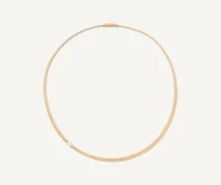 Marco Bicego Collier Avec Barrette De Diamants Cheap