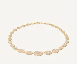 Marco Bicego Collier Avec Degrade De Feuilles D'Or Et Diamants Cheap