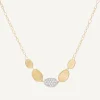 Marco Bicego Collier Avec Diamants Et Chaine Reglable, Modele Mini Shop