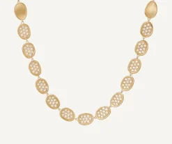 Marco Bicego Collier Avec Diamants Lunaria Best Sale