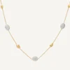 Marco Bicego Collier Avec Elements Ovales Et Diamants Hot