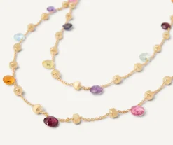 Marco Bicego Collier Avec Pierres Multicolores Cheap