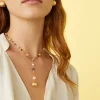 Marco Bicego Collier Cravate Multicolore Avec Perles Et Diamants Sale