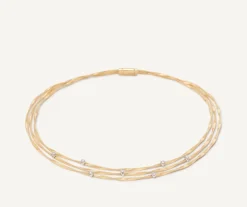 Marco Bicego Collier Multi-Rangs Avec Diamants Sale