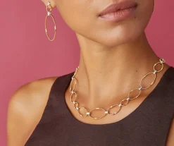 Marco Bicego Collier Plat Avec Diamants Sale