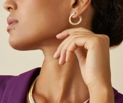 Marco Bicego Creole Avec Diamants, Petit Modele Outlet