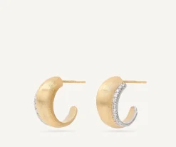Marco Bicego Creole Avec Element De Diamants, Modele Mini Best Sale