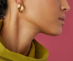 Marco Bicego Creole Avec Element De Diamants, Modele Mini Best Sale