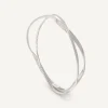 Marco Bicego 18Kt White Gold Two-Strand Bangle With Diamonds Best