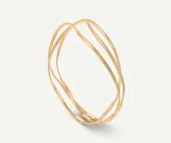 Marco Bicego 18Kt Yellow Gold Three-Strand Bangle Clearance