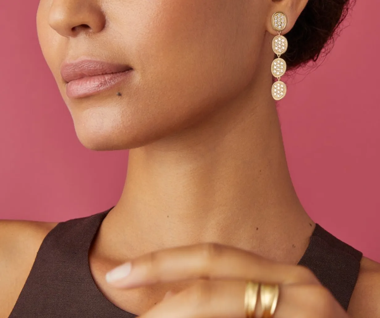 Marco Bicego Pendants D'Oreilles Avec Diamants Shop