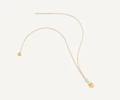 Marco Bicego Pendentif Avec Diamants Et Chaine Reglable Cheap