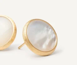 Marco Bicego Puce D'Oreille Avec Nacre Blanche, Grand Modele Store
