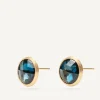 Marco Bicego Puce D'Oreille Avec Topaze Bleue De Londres, Grand Modele Store