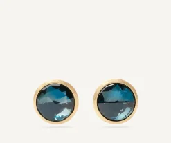 Marco Bicego Puce D'Oreille Avec Topaze Bleue De Londres, Grand Modele Store